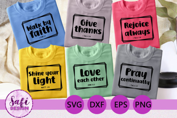 Christian Life Bible Verse Bundle: Graphics for Crafts & Branding