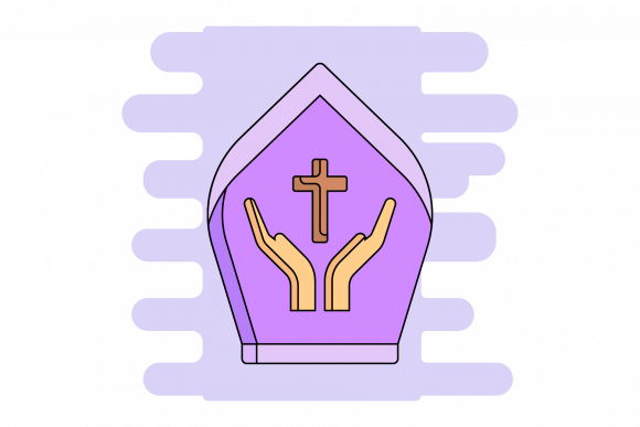 Easter Christian Tombstone Graphics and Icons