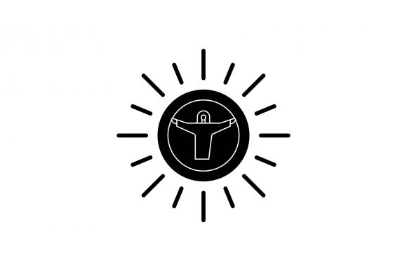 Easter the Light of Jesus in Black: Graphics and Icons for Faith-Driven Design