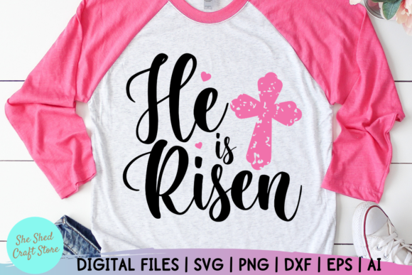 He is Risen: Easter Christian Graphics & Crafts