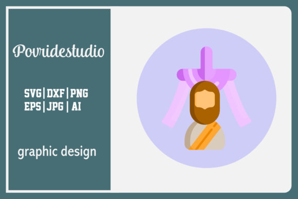 Illustration Flat Easter Jesus: A Free Graphics Asset Review