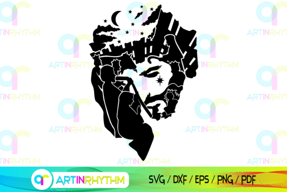 Jesus Nativity Scene & Cross Graphics for Crafts