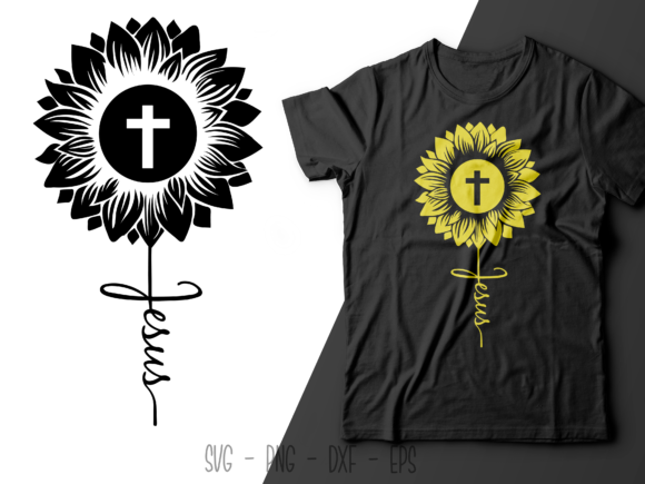 Jesus SVG, Sunflower SVG: Faith-Inspired Graphics for Crafts